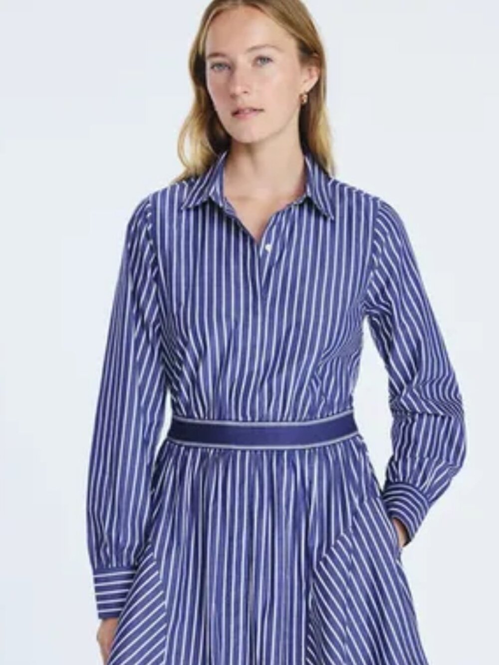 Free Assembly striped shirtdress